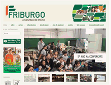 Tablet Screenshot of colegiofriburgo.com.br